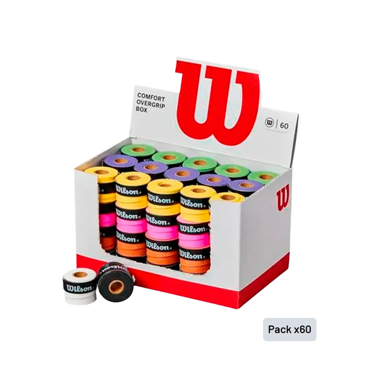 Wilson Smooth Multicolor Drum Overgrips (BOX OF 60)