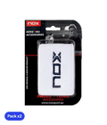NOX White/Blue Wristbands (Pack of 2)