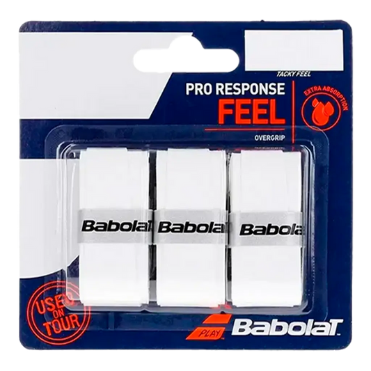 Babolat Pro Response Overgrips White (Pack x3)