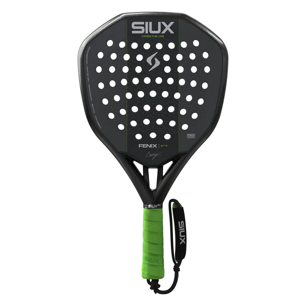 *PREORDER*  Siux Padel Racket Fenix Pro Black 2027 Leo Augsburger