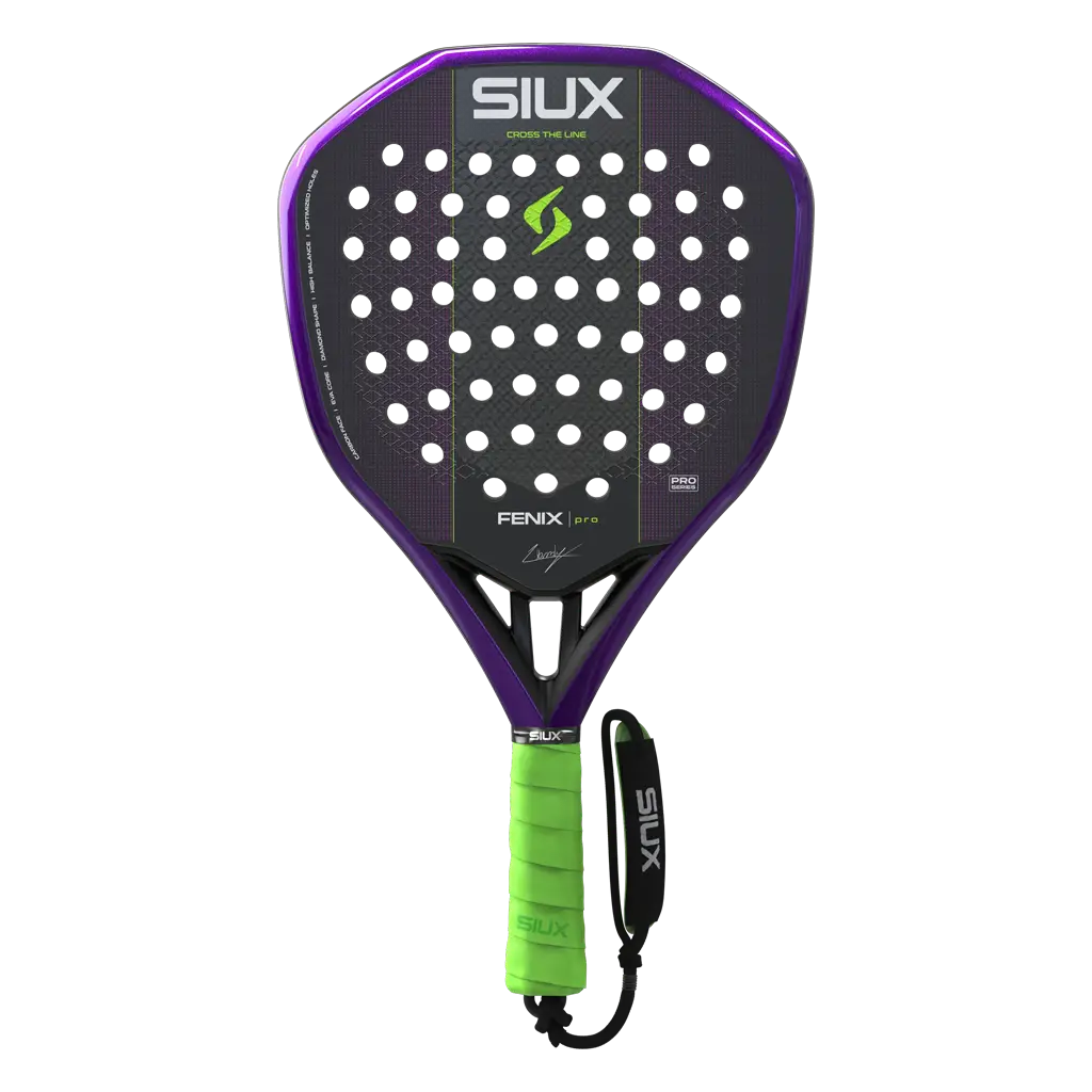 *PREORDER*  Siux Padel Racket Fenix Pro Purple 2027 Leo Augsburger